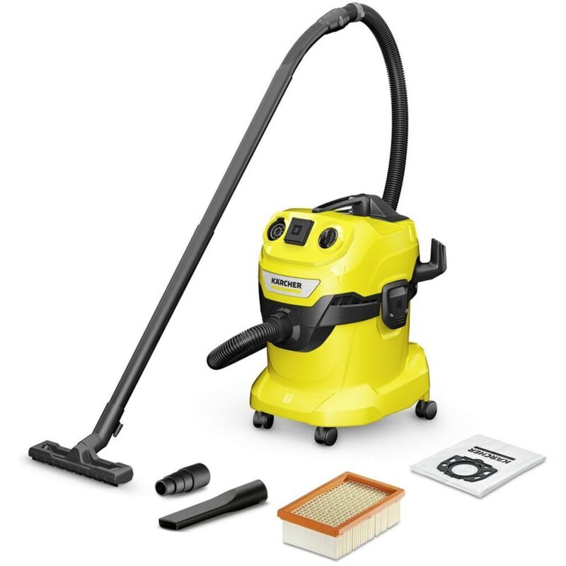 foto del prodotto aspirapolvere senza cavo k rcher 1.628 272.0 giallo nero 1000 w