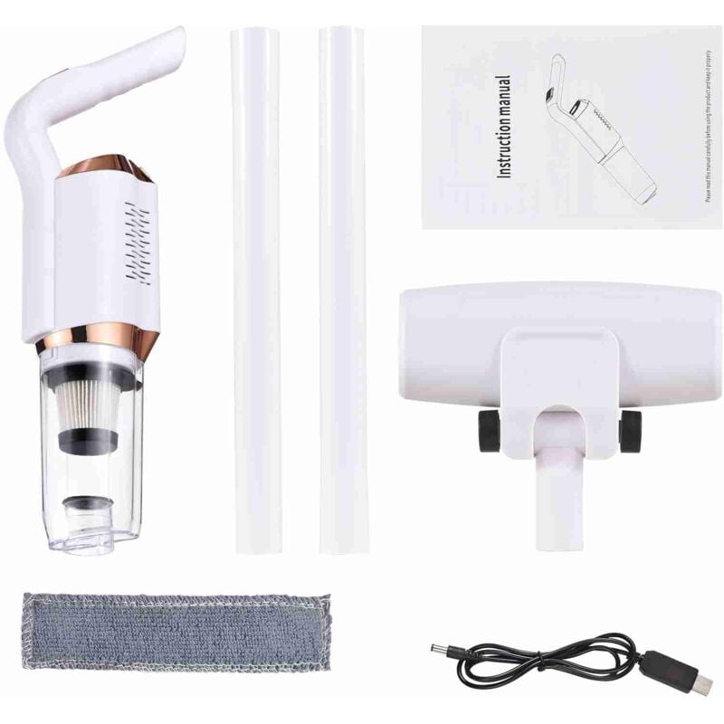 foto del prodotto aspirapolvere senza fili 8500pa potente aspirazione 600ml tazza di raccolta polvere per uso domestico eosnow