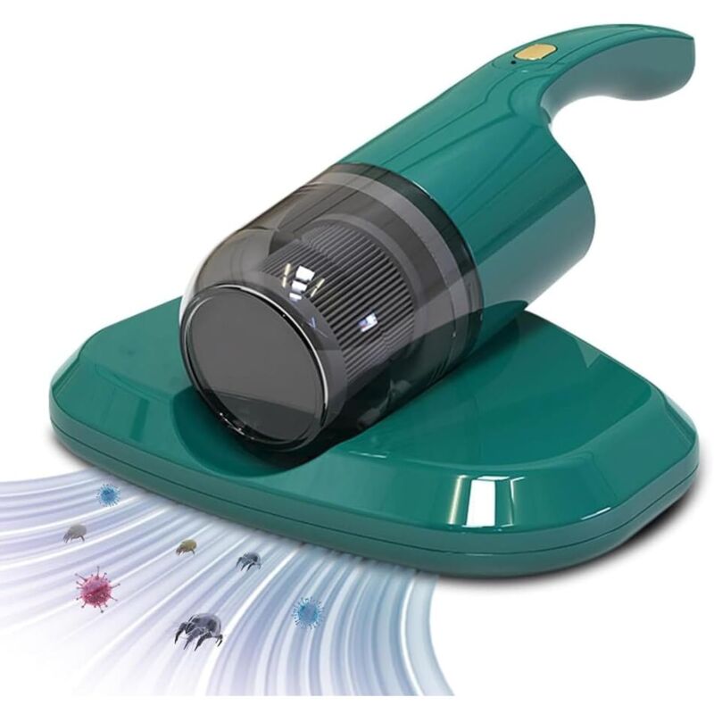 foto del prodotto aspirapolvere senza fili luce uv aspiratore portatile materassi acari polvere