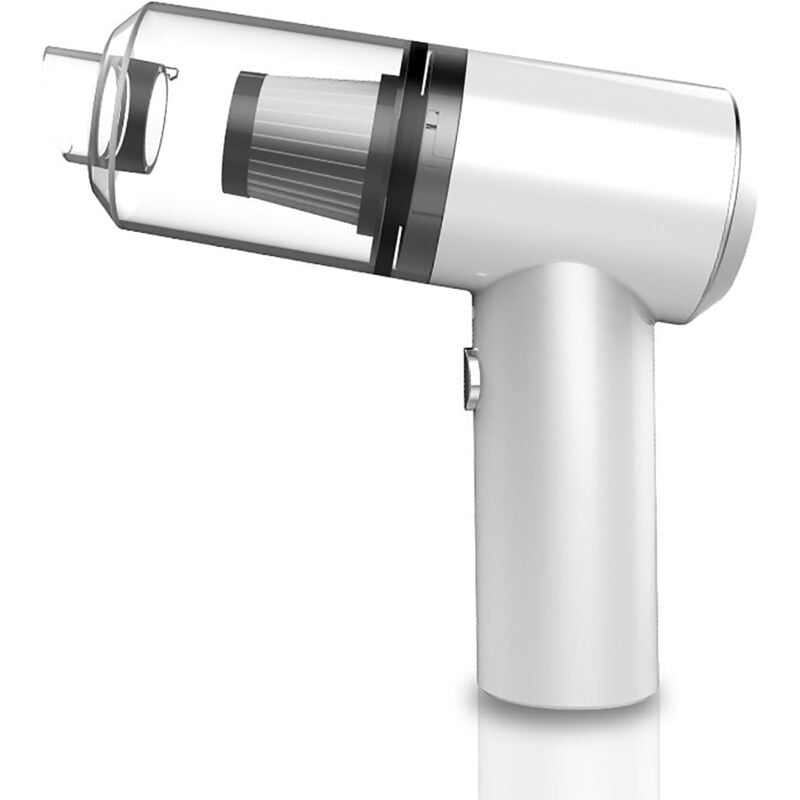 foto del prodotto aspirapolvere senza fili, mini aspirapolvere portatile per auto di piccole dimensioni con led, aspirapolvere portatile ricaricabile 6000pa 120w per