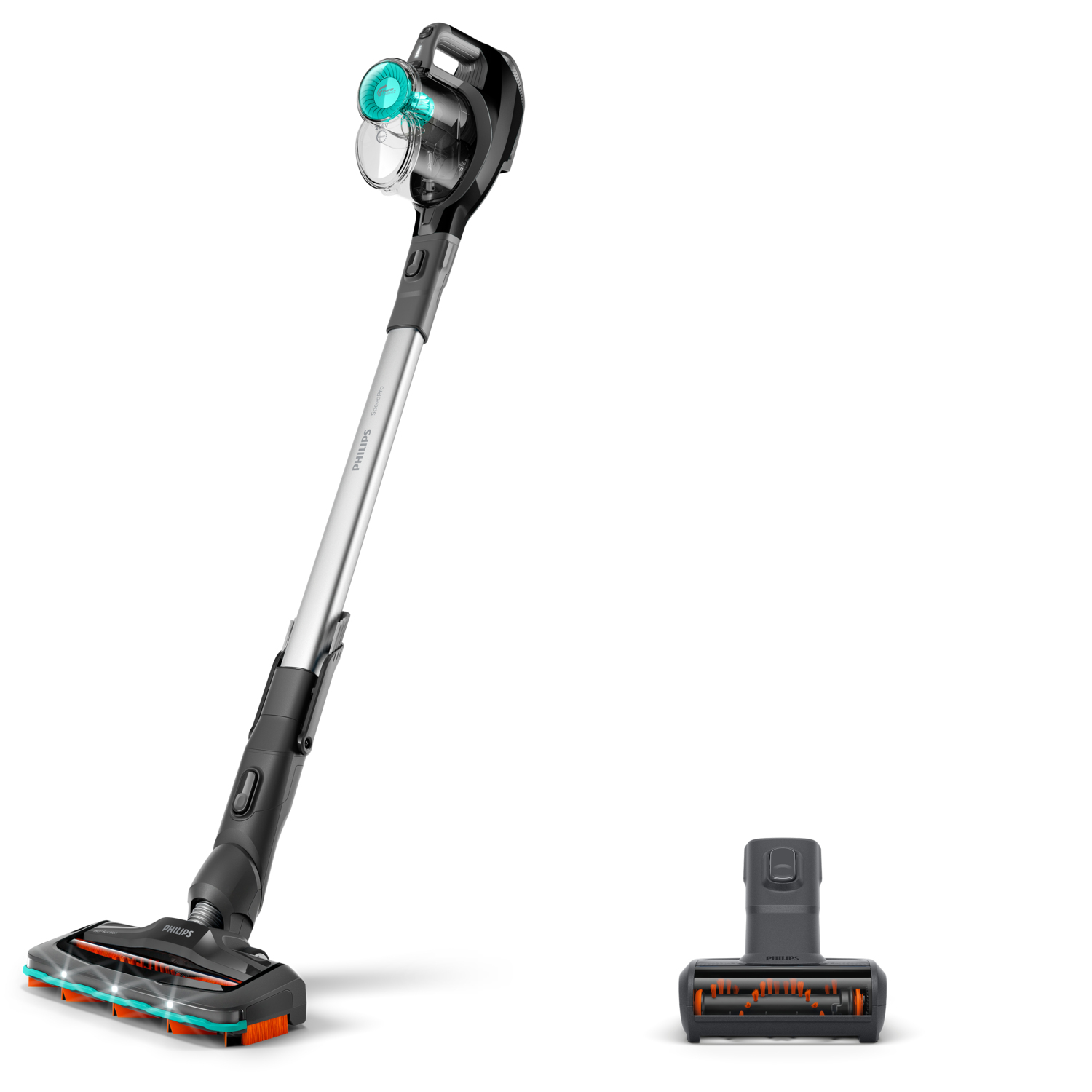 foto del prodotto aspirapolvere senza fili s.5000 philips fc6726 01 spazzola led