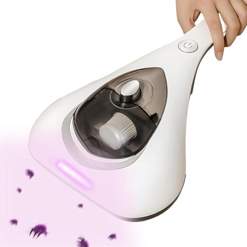 foto del prodotto aspirapolvere uv antiacaro da 50 w, aspirapolvere per materassi e tessuti da 10 kpa con luce di sterilizzazione uv, con cavo