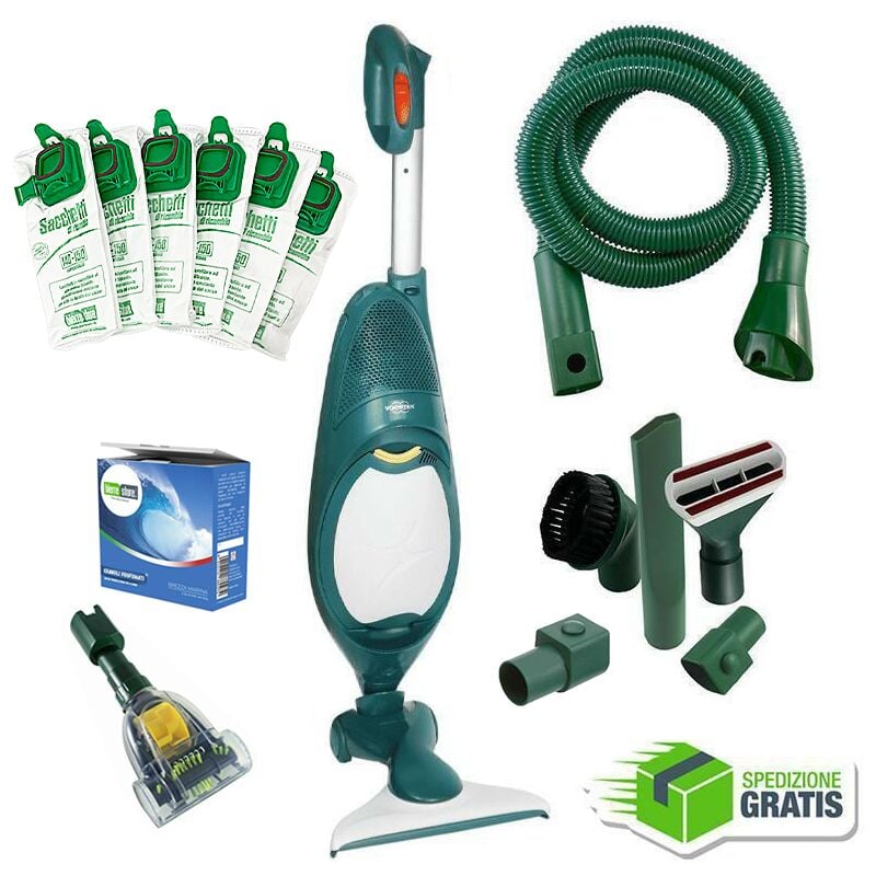 foto del prodotto aspirapolvere vorwerk folletto vk 140 rigenerato accessori turbospazzola