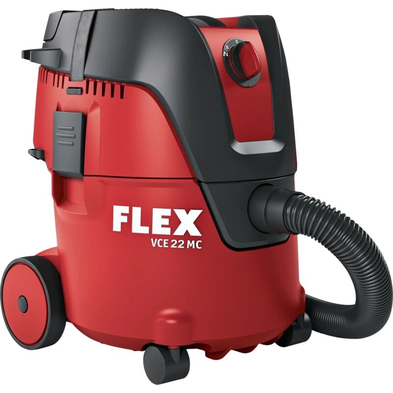 foto del prodotto aspiratore di sicurezza a batteria flex vce 22 l mc 2x18.0, classe l, 20 l senza batteria e caricabatterie