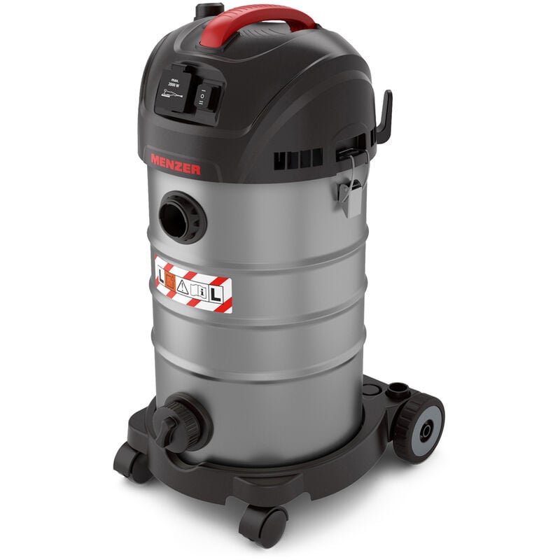 foto del prodotto aspiratore di sicurrezza aspiratore a umido a secco vcl 330, classe di polvere l, 30 litri, preparato antistatico menzer