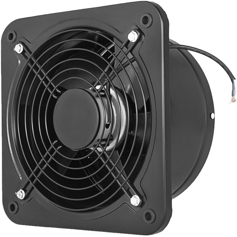 foto del prodotto aspiratore di ventilazione industriale aspiratore assiale in metallo 250mm 10 pollici ventilatore estrattore dearia 250mm 10 pollici vevor