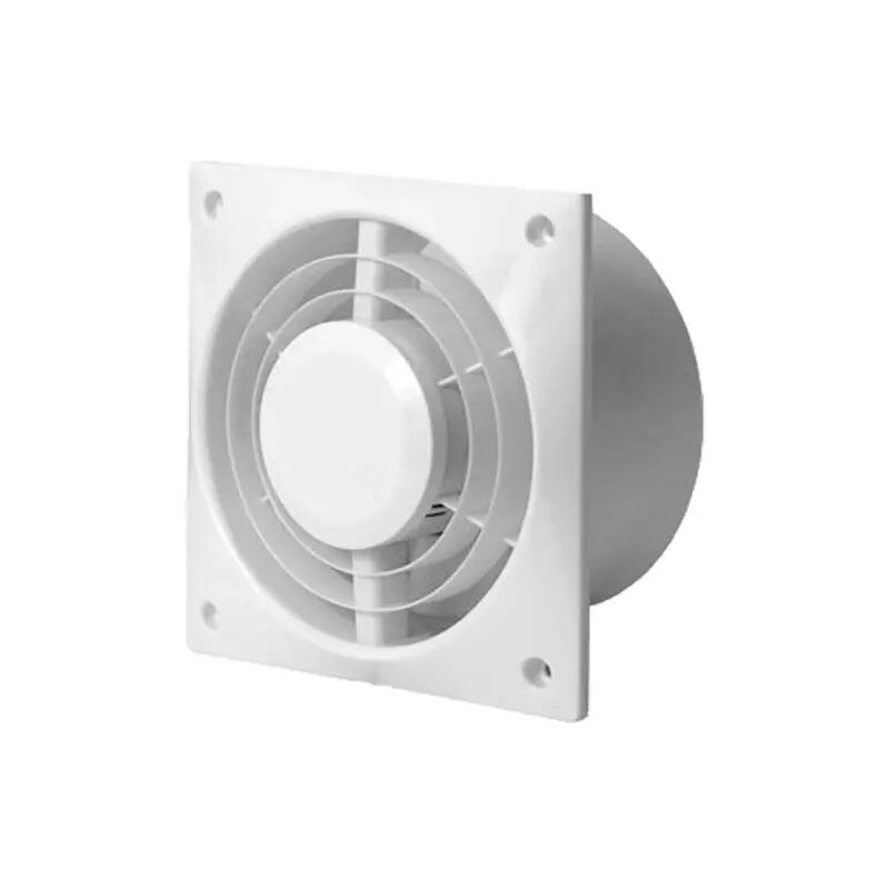 foto del prodotto aspiratore quadro elettrico in abs bianco dim. 120x120 mm 100 mm portata 75 m h 15 w vecamco