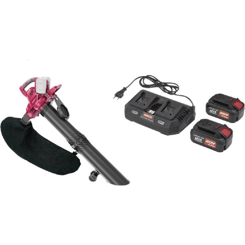 foto del prodotto aspiratore soffiatore batteria cgvb 40l kit batterie e caricabatterie yamato myx