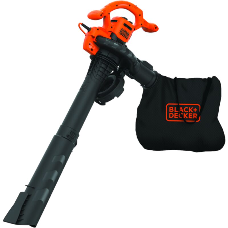 foto del prodotto aspiratore soffiatore trituratore elettrico per foglie con sacco black decker beblv 2600w