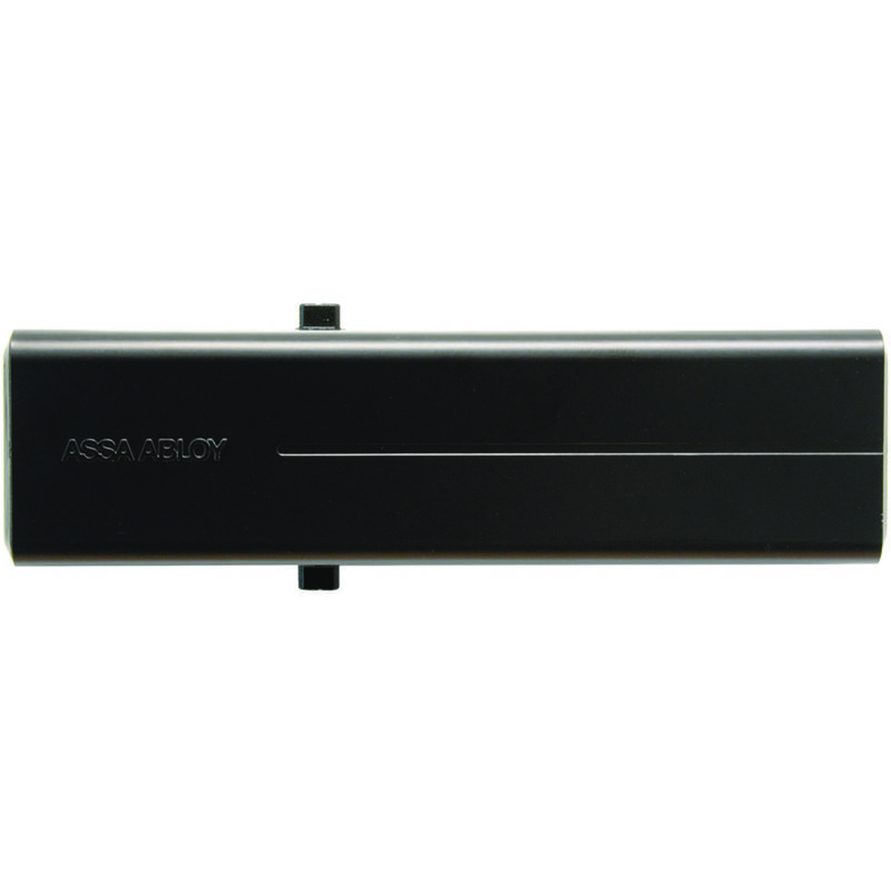 foto del prodotto assa abloy chiudiporta aereo nero serie dc140 solo corpo nero ral9005 dc1400d9005 