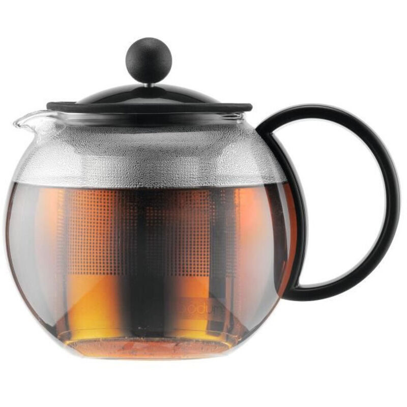 foto del prodotto assam teiera a pistone bodum coperchio in plastica, filtro in acciaio inox, 0,5 l