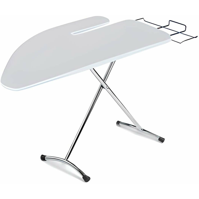 foto del prodotto asse da stiro con stiramaniche e poggiaferro 125x48 cm festival basic grigio