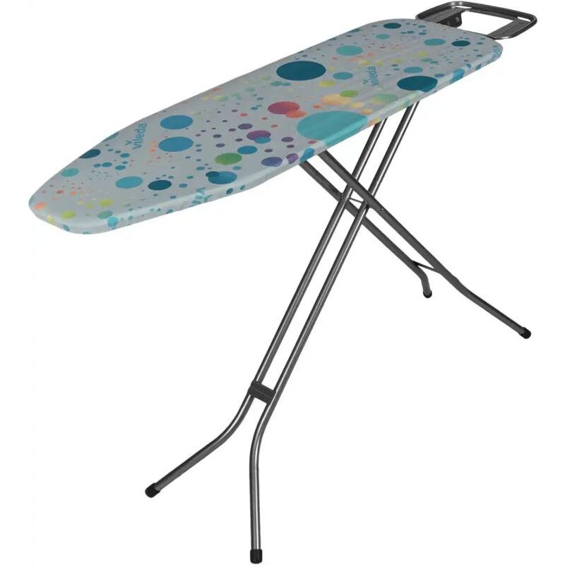 foto del prodotto asse da stiro vileda star blu meccanismo doppia chiusura dimensioni 120x38cm