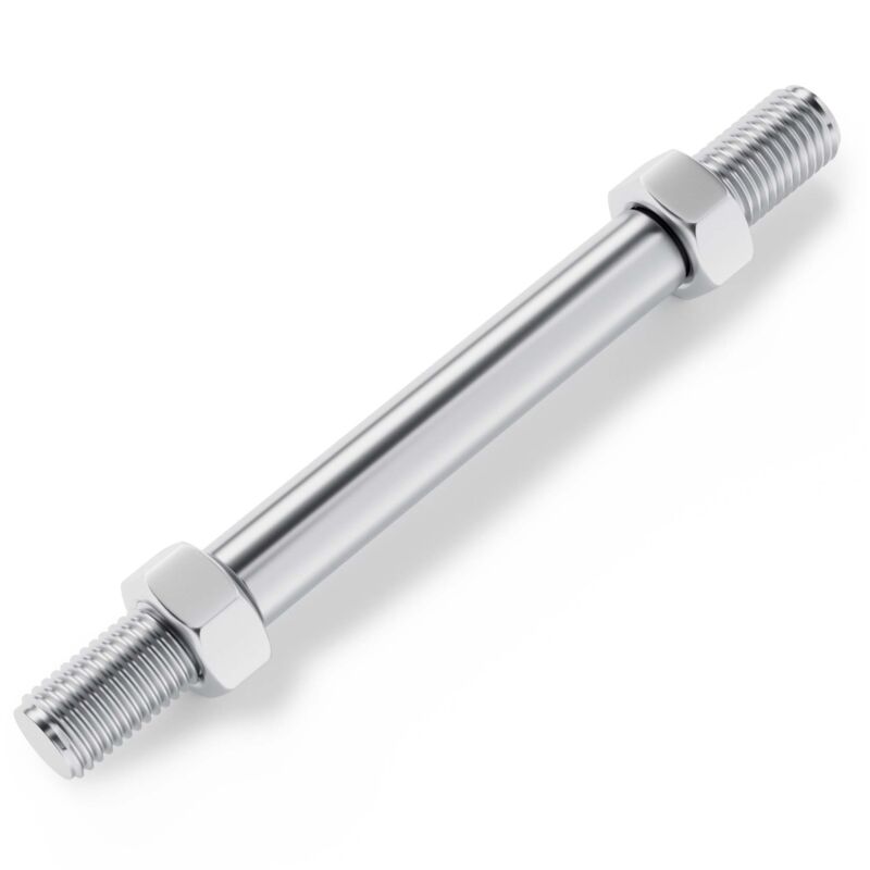 foto del prodotto asse di collegamento standard per carriola 160 x 20 mm, mozzo 120 mm, perno passante