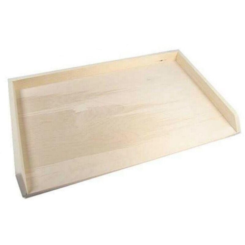 foto del prodotto asse pasta in legno con bordo 75x50 cm