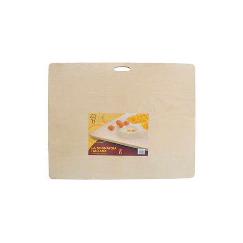 foto del prodotto asse per impastare spianatoia in legno con manico pasta pizza 90 x 59 cm