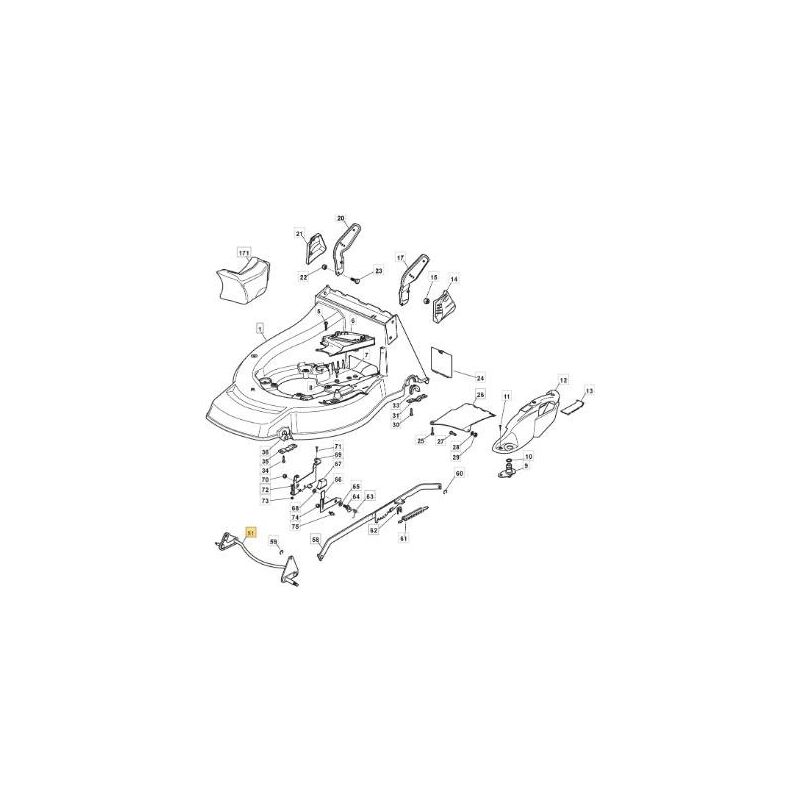 foto del prodotto asse ruote anteriore pan50 np 53 zng originale stiga 381002801 1