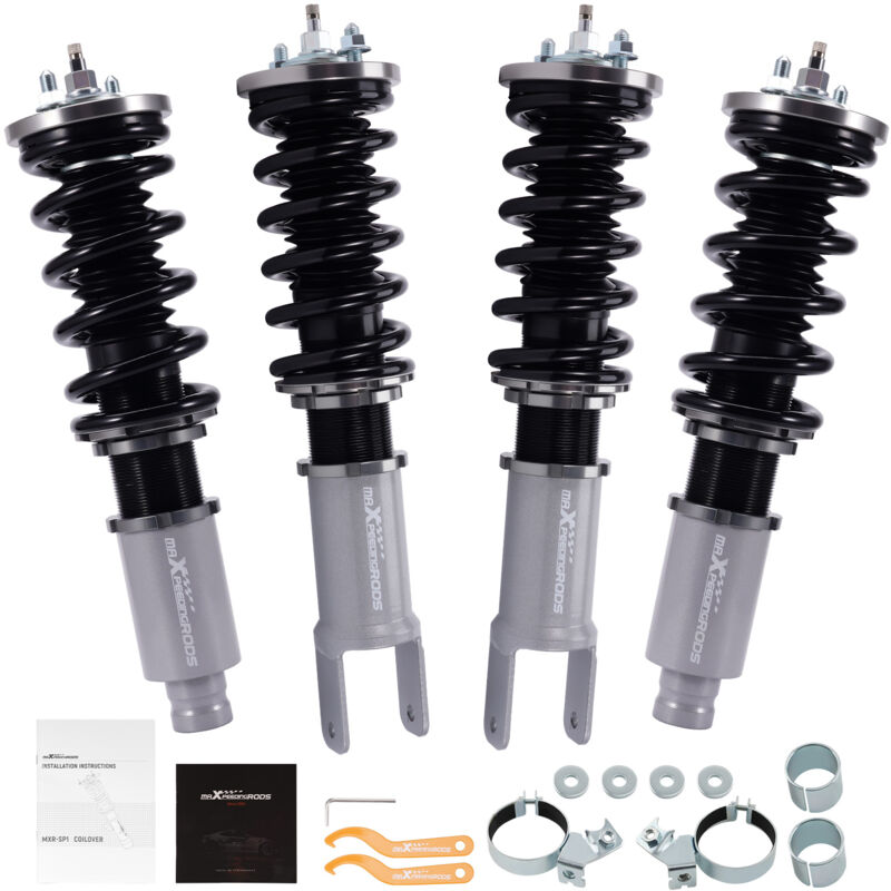 foto del prodotto assetto regolabile a ghiera for honda civic eg eh ej ek em 1992 00 crx coilover