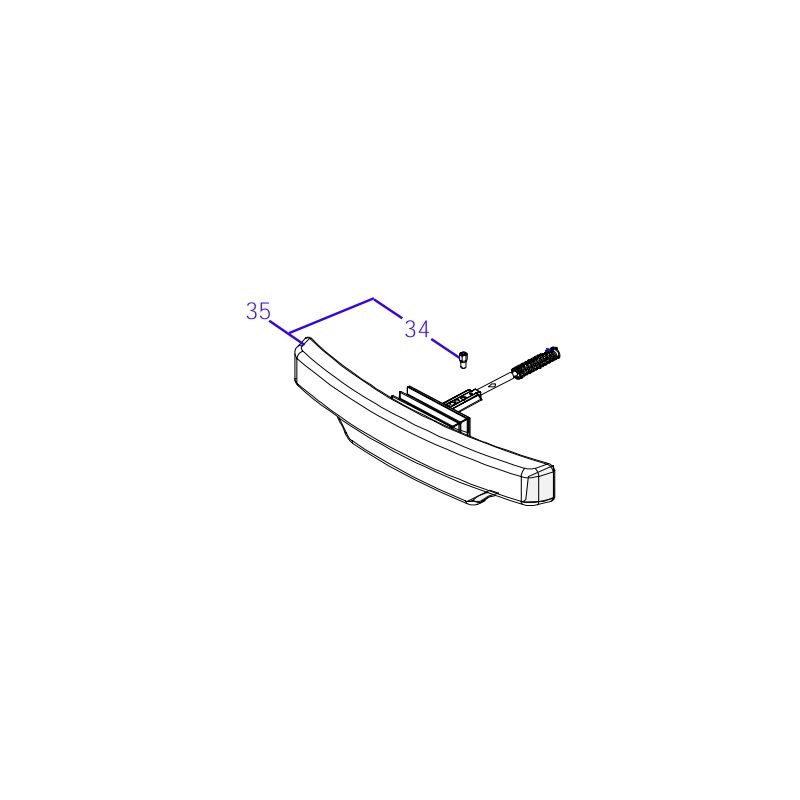 foto del prodotto assieme bumper originale ambrogio robot 4.36 4.0 basic