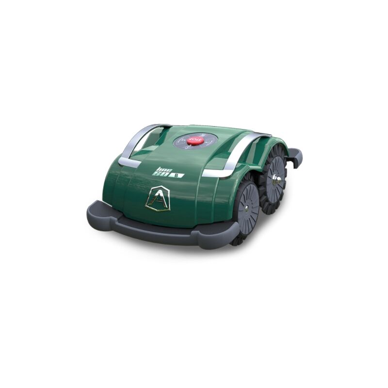 foto del prodotto assieme calotta verde con tastiera e paraurti in gomma originale ambrogio robot