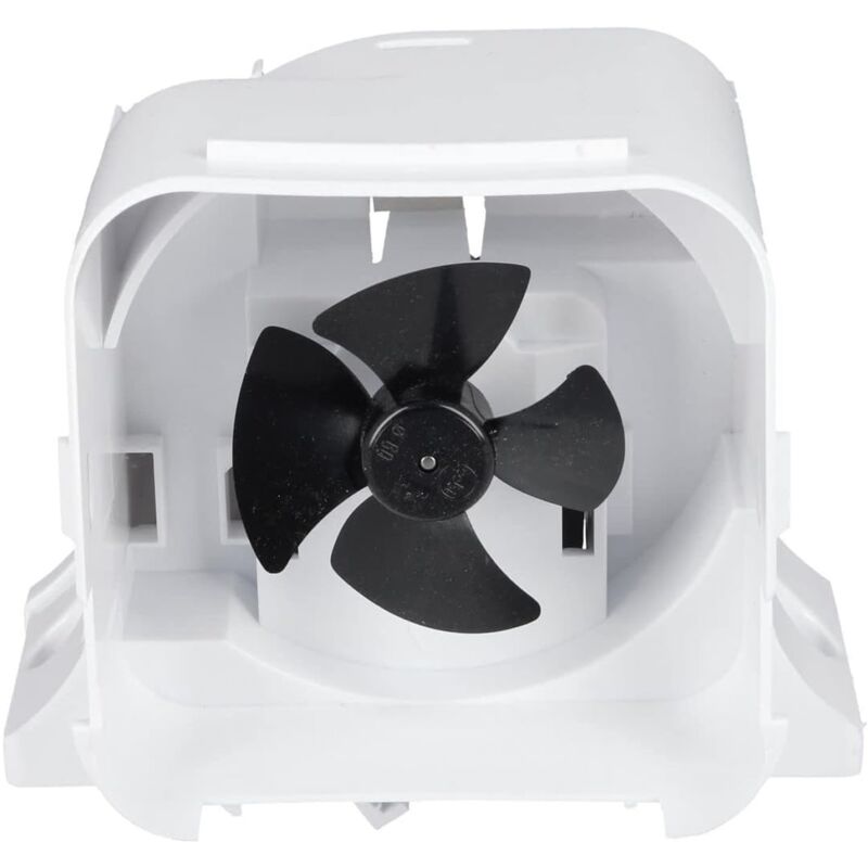 foto del prodotto assieme motoventilatore ventola completa per frigorifero, compatibile con ignis whirlpool hotpoint, switch interruttore, ventola da 60 mm 