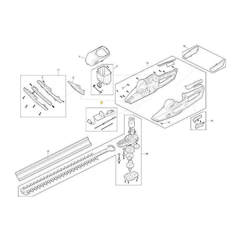 foto del prodotto assieme pcb ed elettronica ht 40 li originale stiga 118810935 0