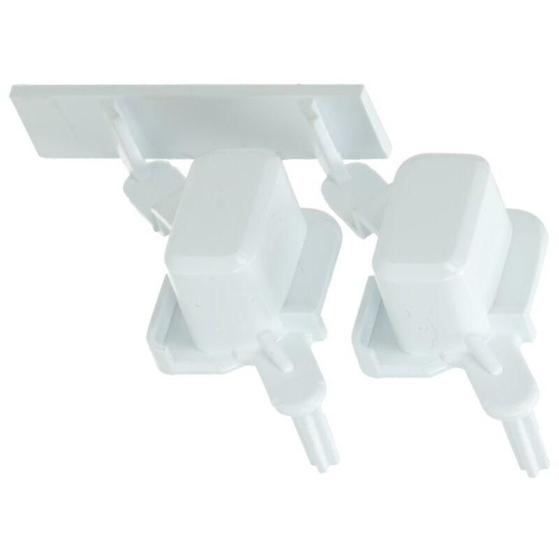 foto del prodotto assieme tasti bianchi 2 opzioni per lavatrice whirlpool ignis 481071425541
