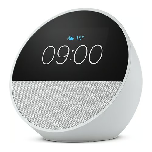 foto del prodotto assistente vocale amazon b0c2rsk776 echo spot 2024 white white