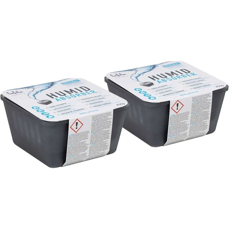 foto del prodotto assorbitori di umidità con sacchetti di ricarica 2 pz 450 g vidaxl