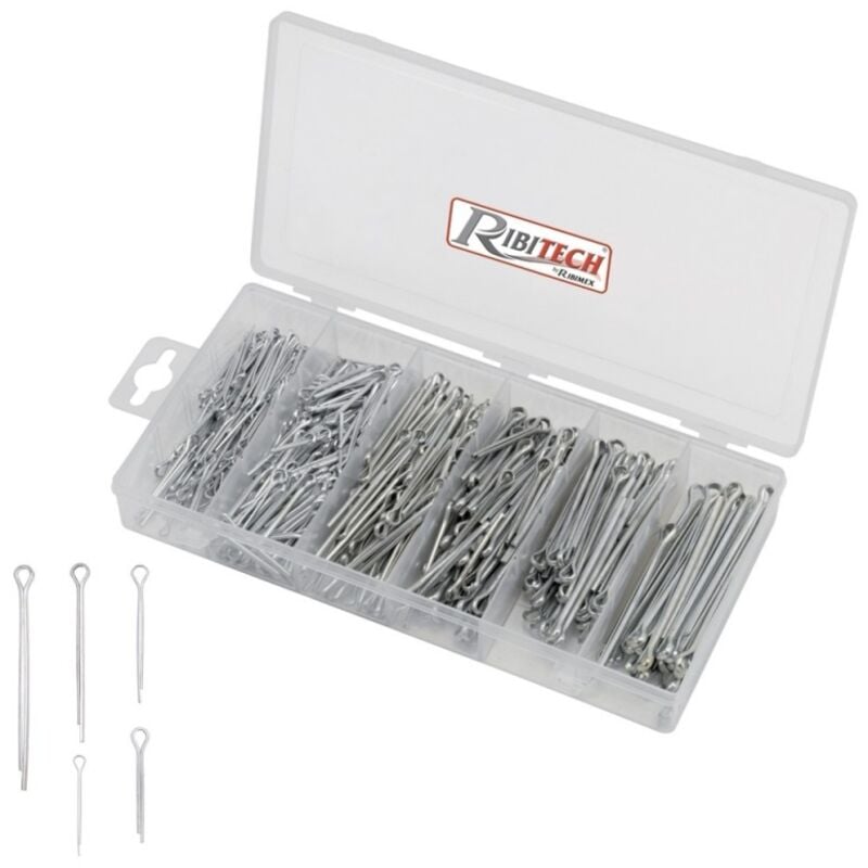 foto del prodotto assortimento copiglie da 555 pz ribimex