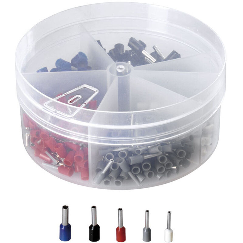foto del prodotto assortimento di 400 terminali capicorda fervi 0877