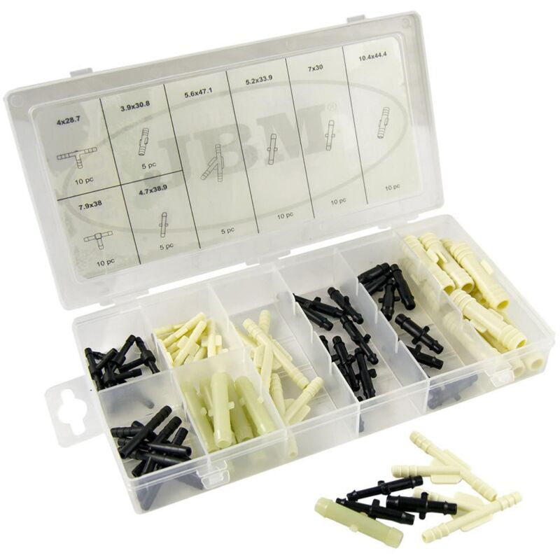 foto del prodotto assortimento di connettori per tubi flessibili 65 pezzi