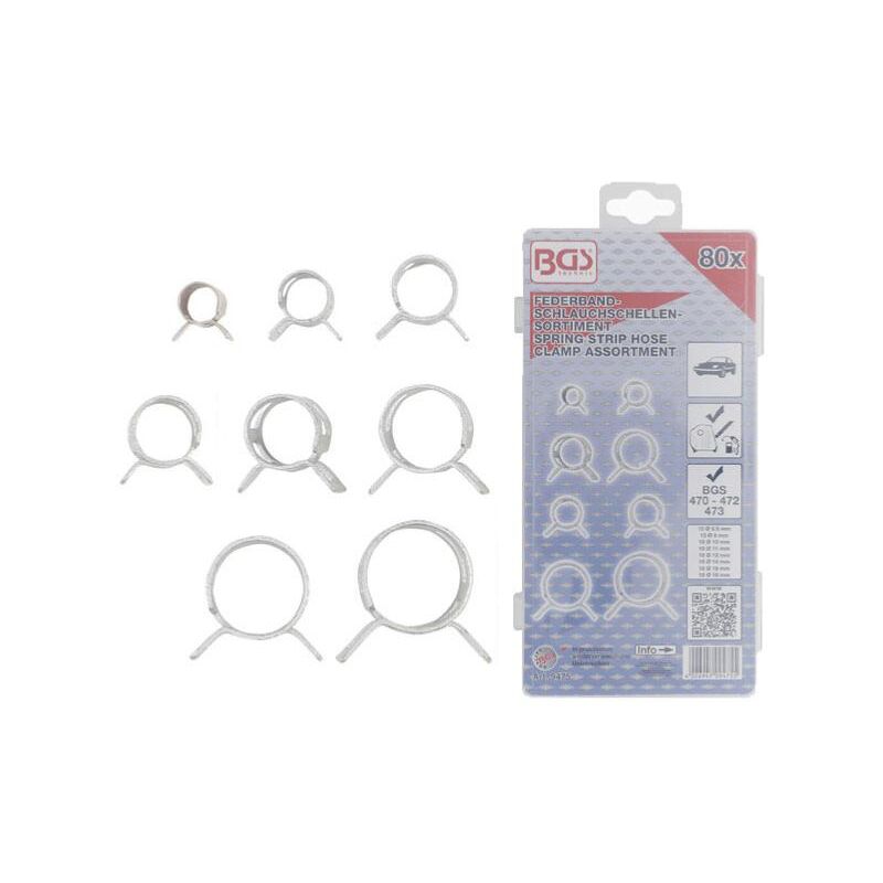 foto del prodotto assortimento di durezza a molla autotutela 80 pezzi bgs