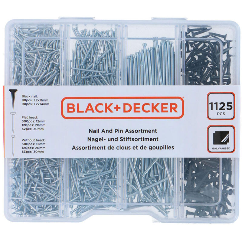 foto del prodotto assortimento di fralatnangles 11 1125 pezzi black decker fralatn multiuso fralatn fralatn ce