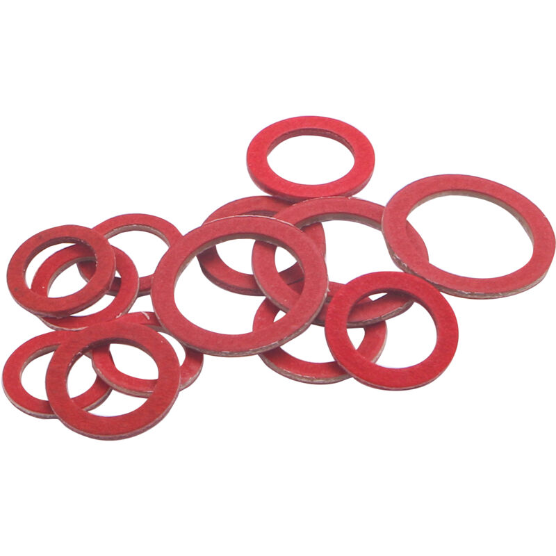 foto del prodotto assortimento di guarnizioni interne in fibra, confezione da 5x 12x17 15x21 20x27 noyon thiebault