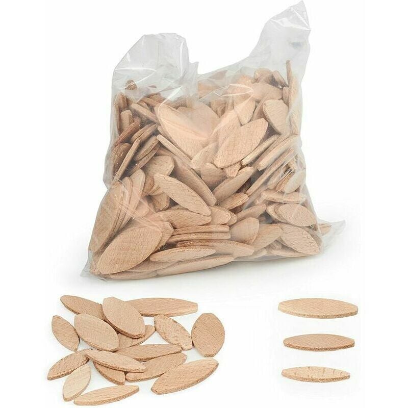 foto del prodotto assortimento di lamelle in faggio lamello20, ideale per la fresatrice per lamelle 20 100 pezzi 