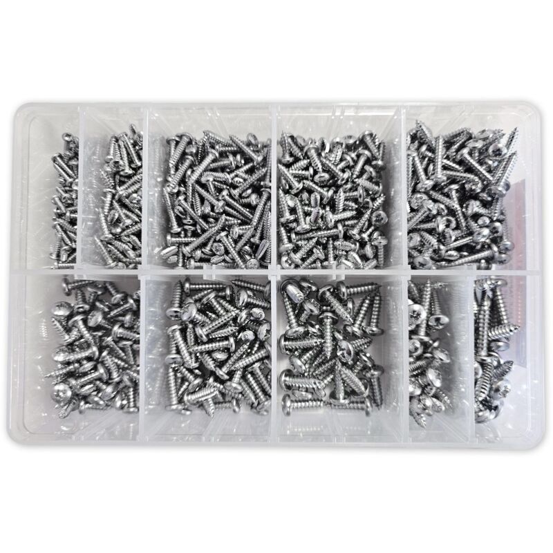 foto del prodotto assortimento di viti autoperforanti tipo parker n 4 a 12