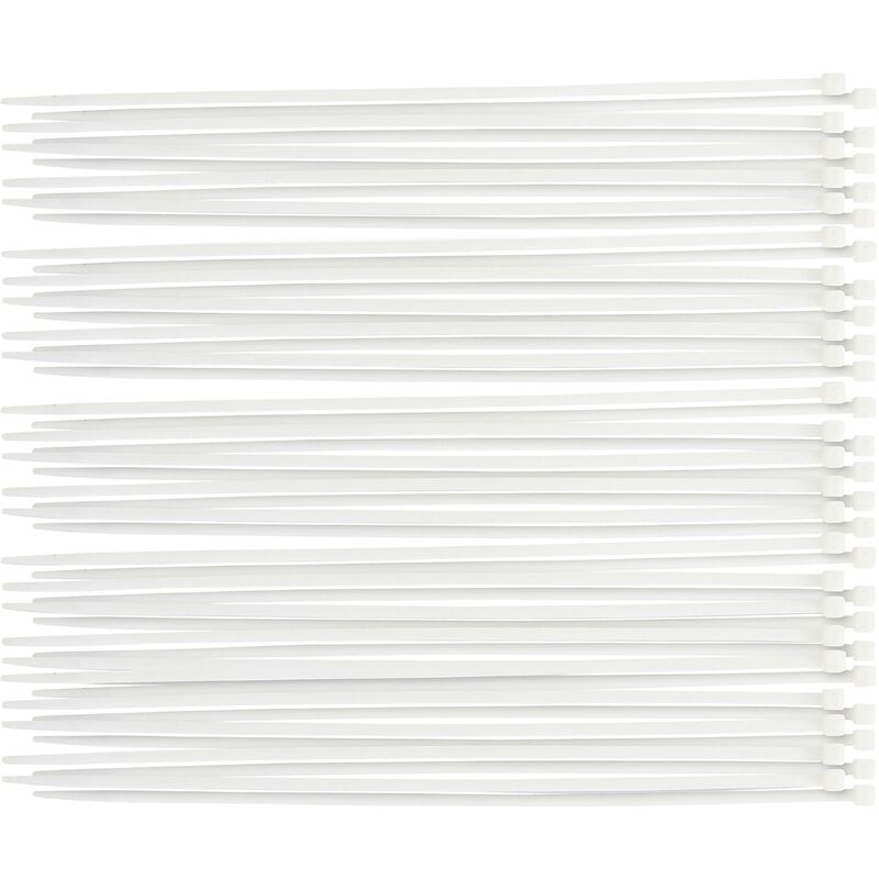 foto del prodotto assortimento fascette per cavi bianche 4,8 x 300 mm 50 pz.