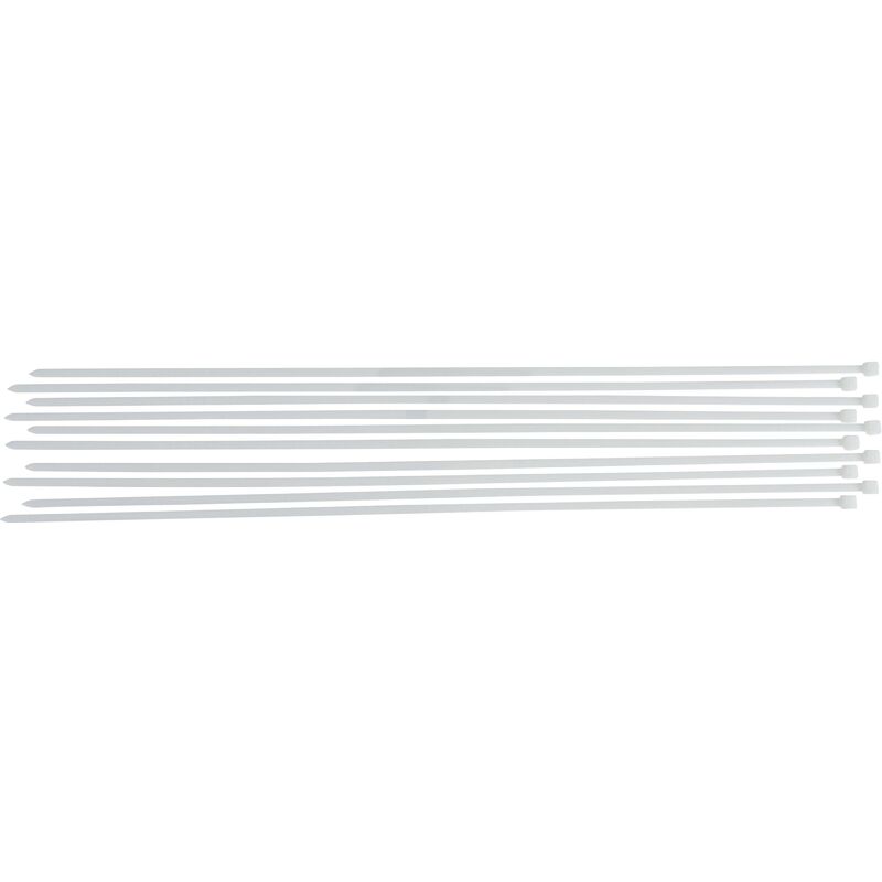 foto del prodotto assortimento fascette per cavi bianche 8,0 x 800 mm 10 pz.