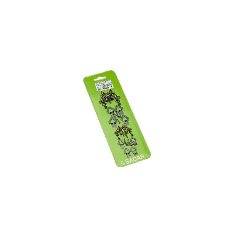 foto del prodotto assortimento ganci giglio bronzato
