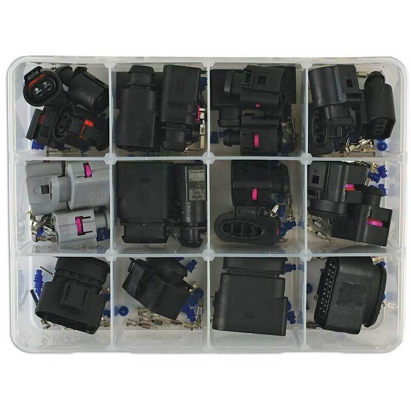 foto del prodotto assortimento laser 37397 connettori elettrici vw serie 3.5