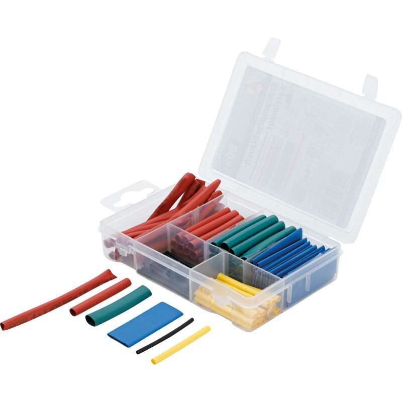 foto del prodotto assortimento manicotti termorestringenti colorati 90 pz.