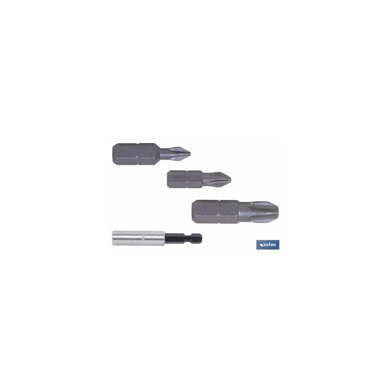 foto del prodotto assortimento punte 1 4 ph 1 2 3x25 adattatore