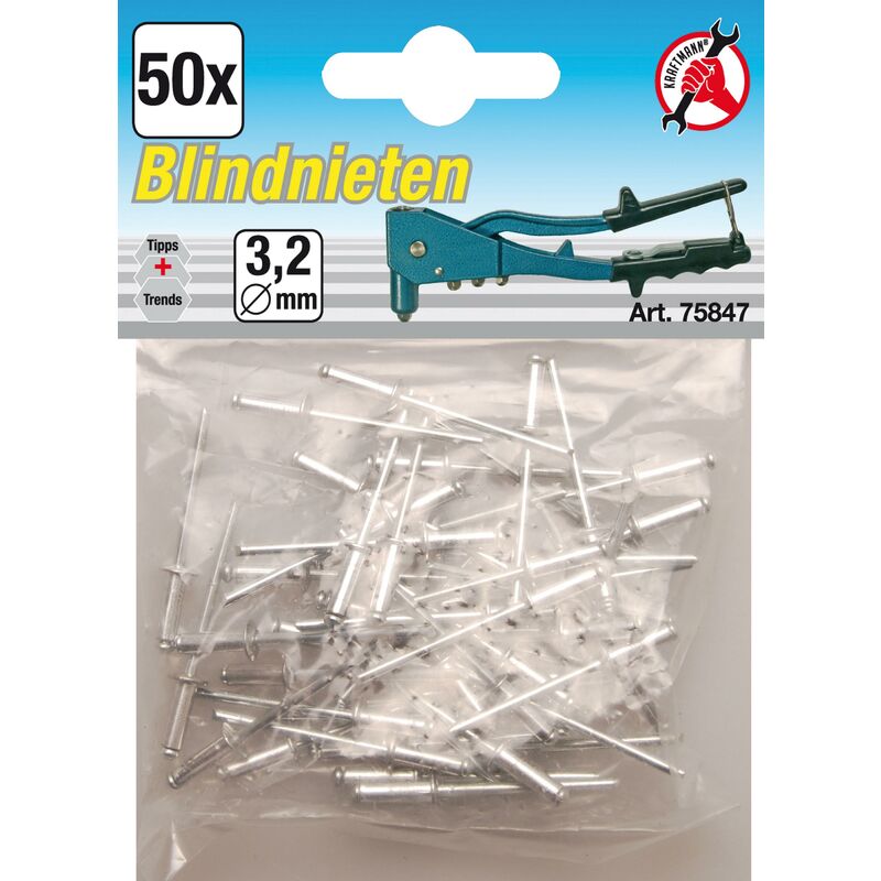 foto del prodotto assortimento rivetti a strappo 3,2 mm 50 pz.