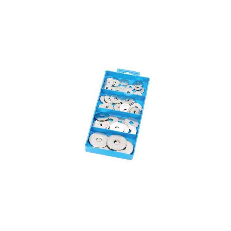 foto del prodotto assortimento rondelle 4 volte il foro inox