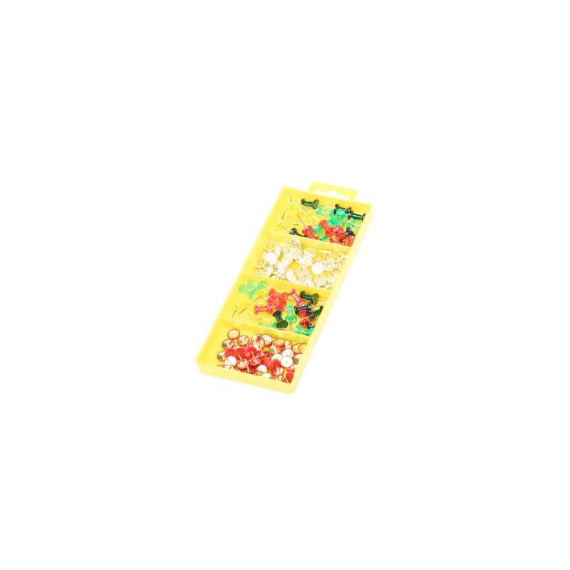 foto del prodotto assortimento spilli mappe puntine