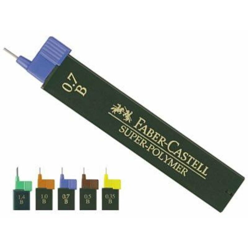 foto del prodotto ast.12 mine poly faber 0.5mm hb x12