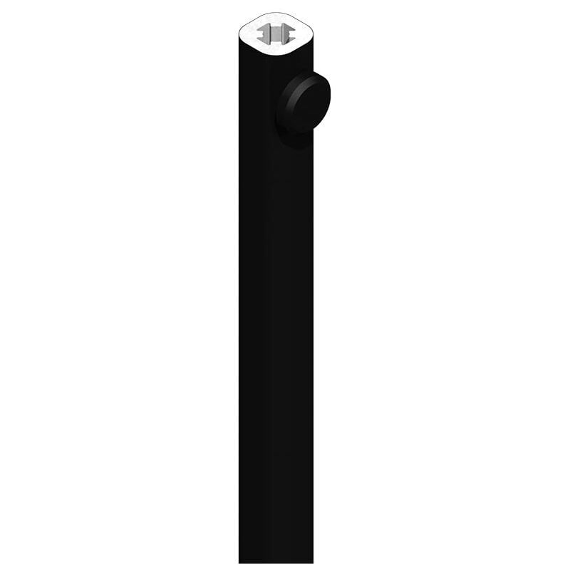 foto del prodotto asta 2500 mm crossed ds nero 6888
