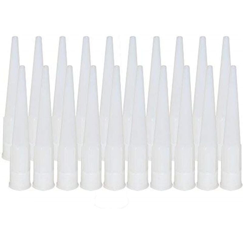 foto del prodotto asta di prolunga in plastica per pistola per calafataggio, ugello per calafataggio per pistola per salsicce, applicatore per ugello per calafataggio,