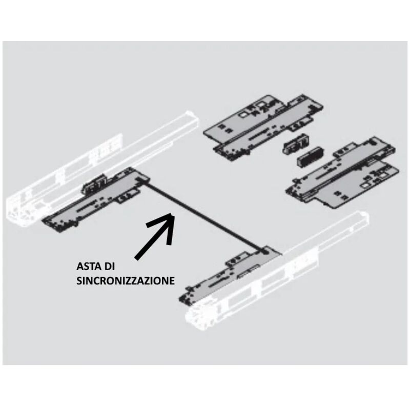foto del prodotto asta di sincronizzazione grass per tipmatic 120 cm
